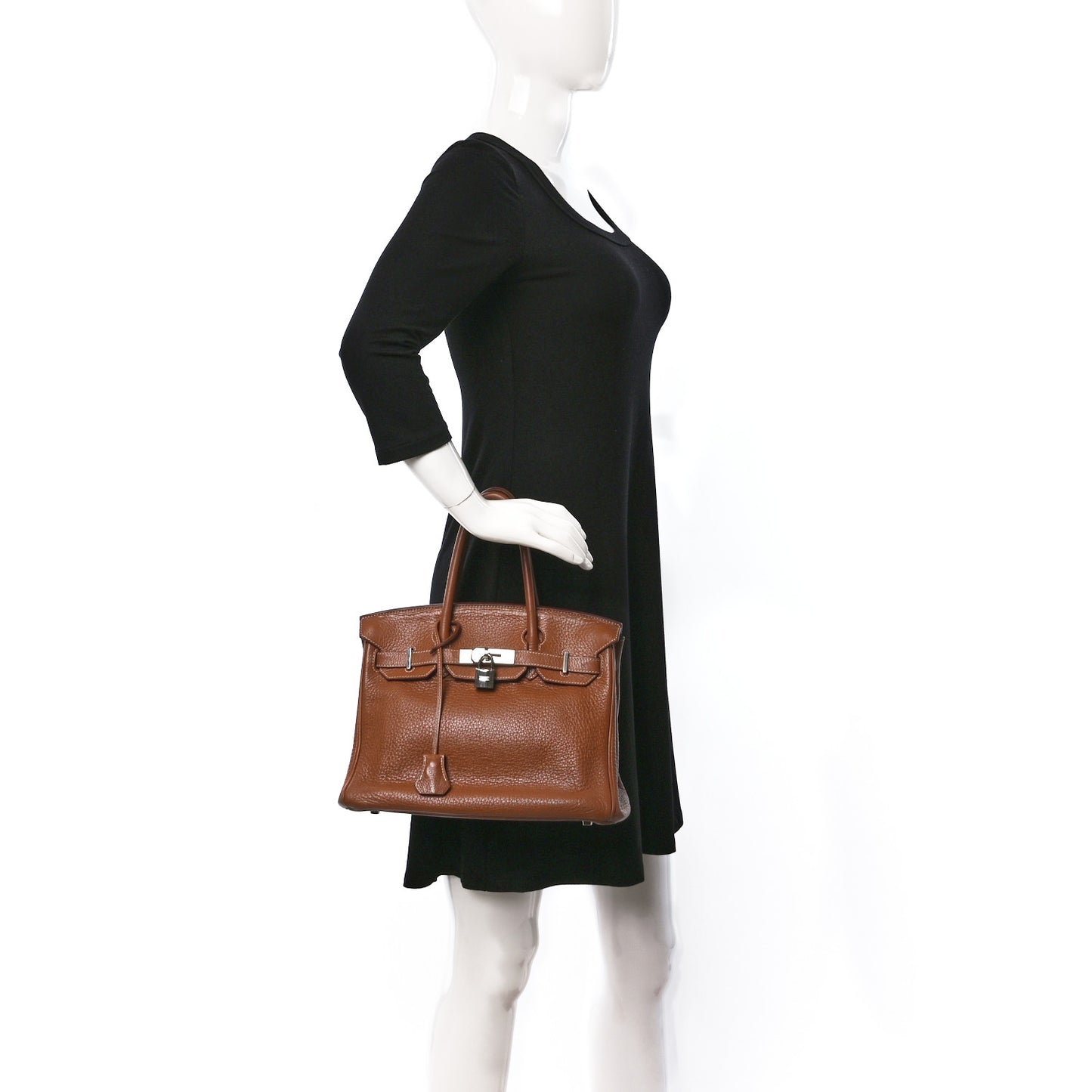 Taurillon Clemence Birkin 30 Gold