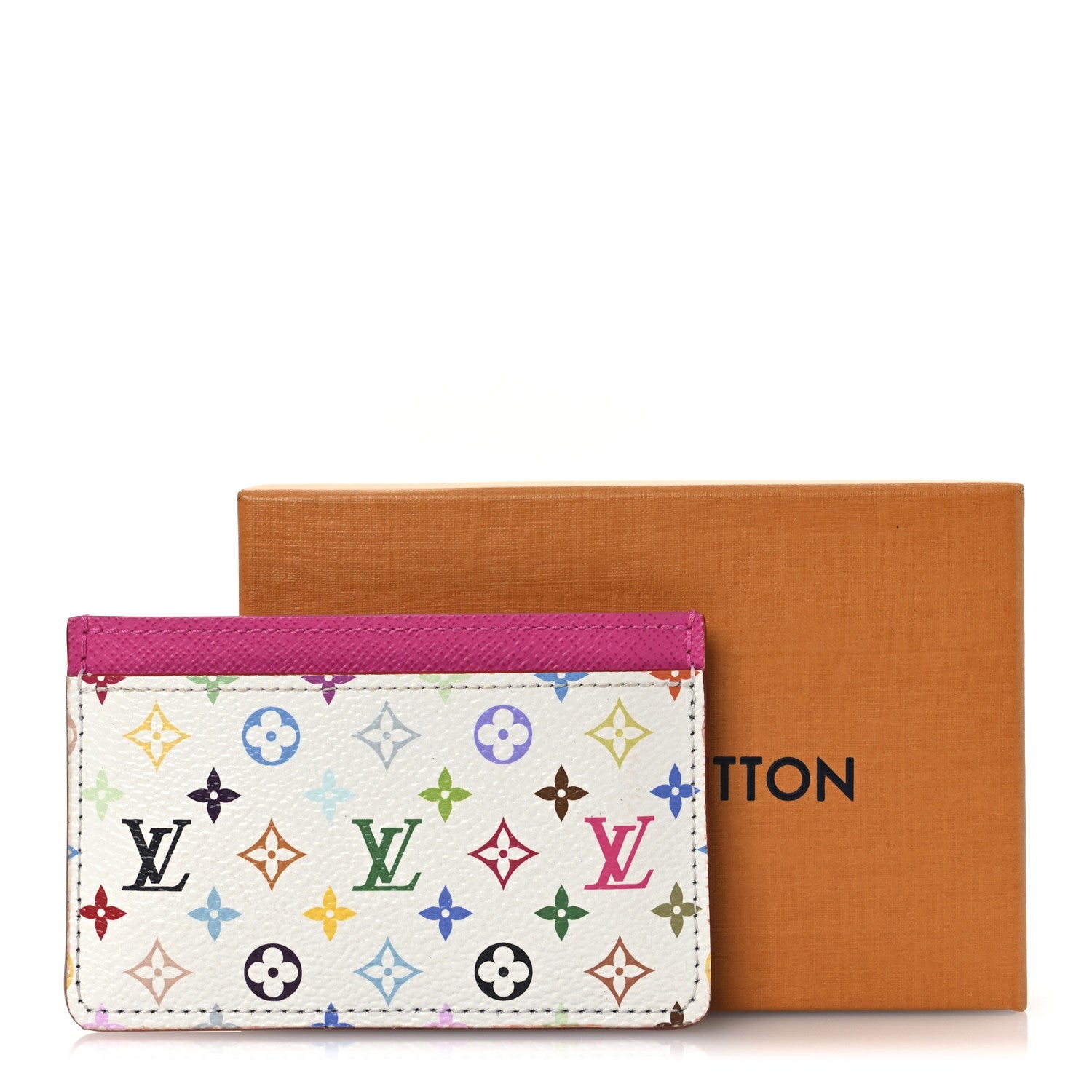 Louis Vuitton LV X TM Monogram Multicolor Card Holder Kawaii Pink 7 of 7