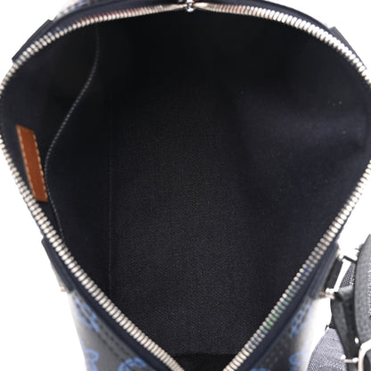 Louis Vuitton Monogram City Keepall Blue 4 of 8