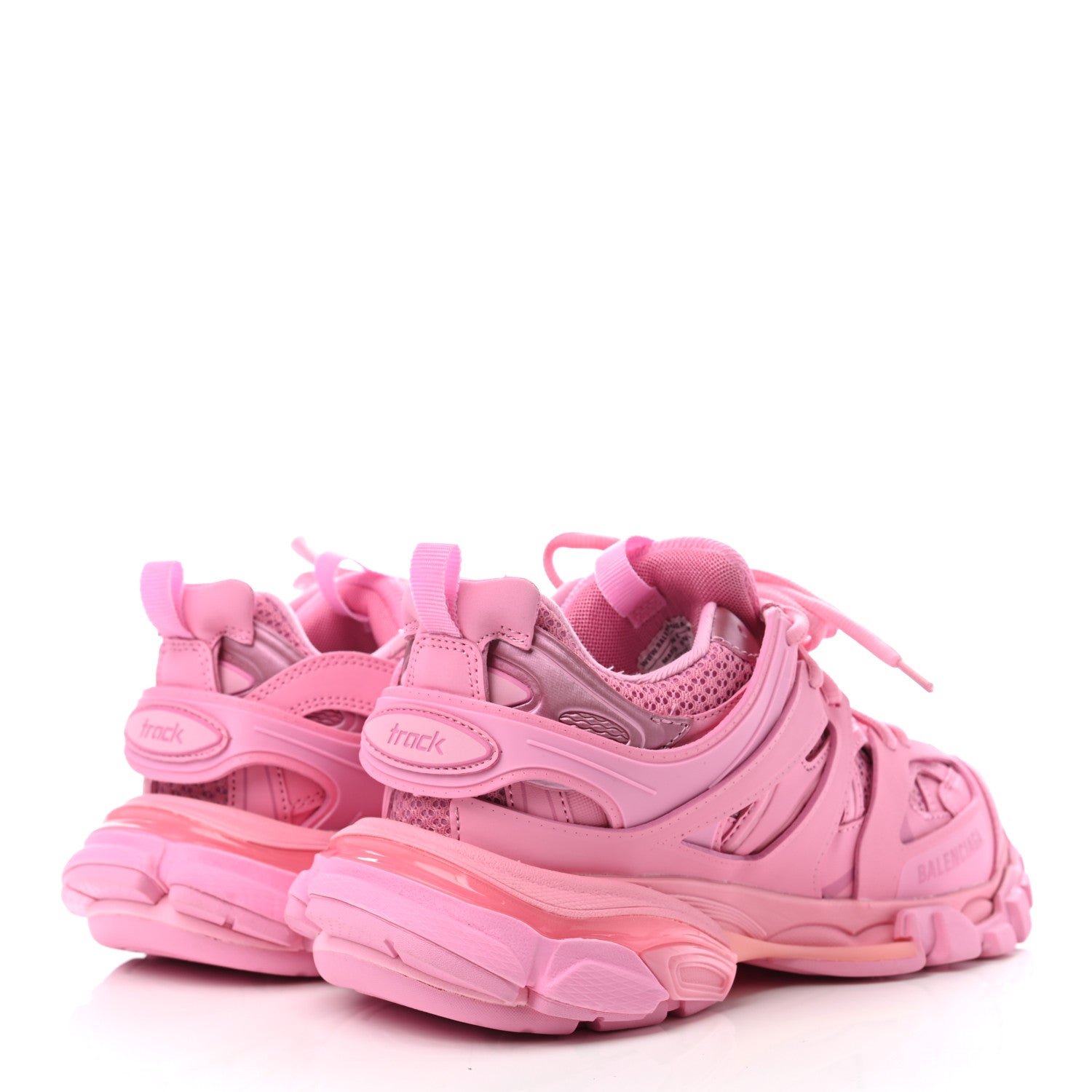 Balenciaga Mesh Nylon Womens Track Sneakers 38 Pink 4 of 7