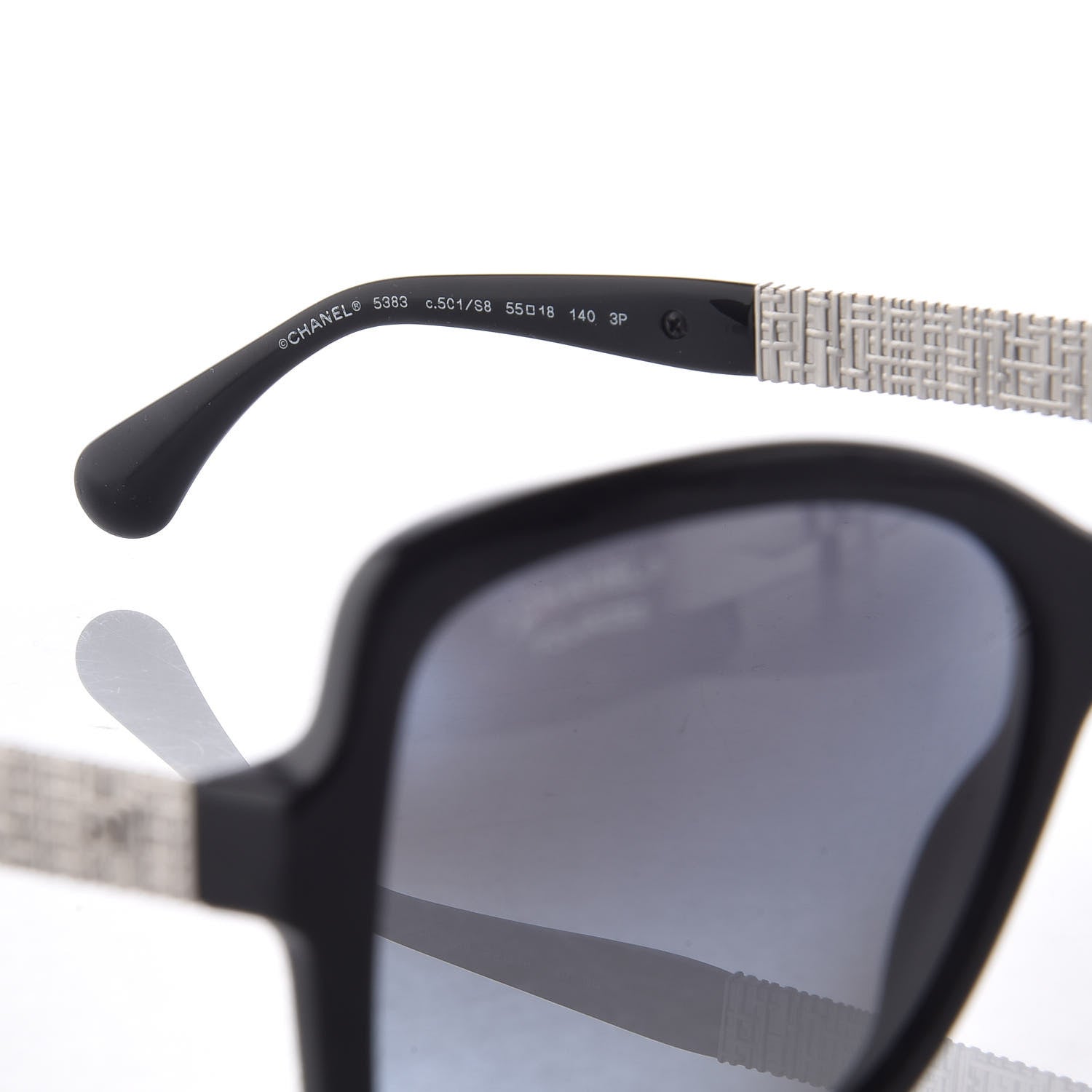Chanel Square Winter Polarized Sunglasses 5383 Blue 5 of 8