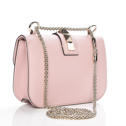 Valentino Garavani Vitello Small Glam Lock Rockstud Flap Water Rose 3 of 6