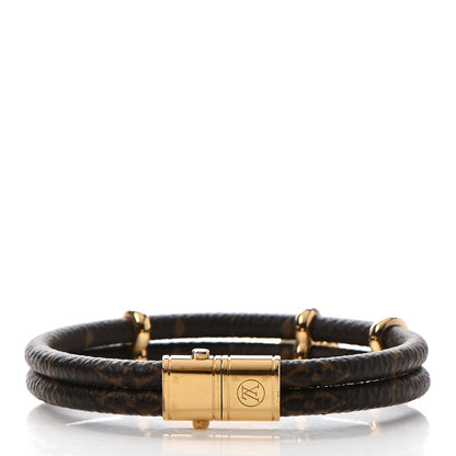 Louis Vuitton Monogram Keep It Twice Bracelet 17 3 of 6