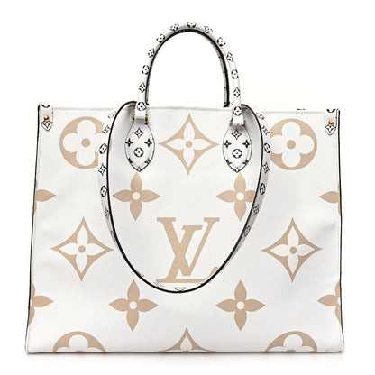 Louis Vuitton Monogram Giant Onthego GM Kaki Beige 1 of 11