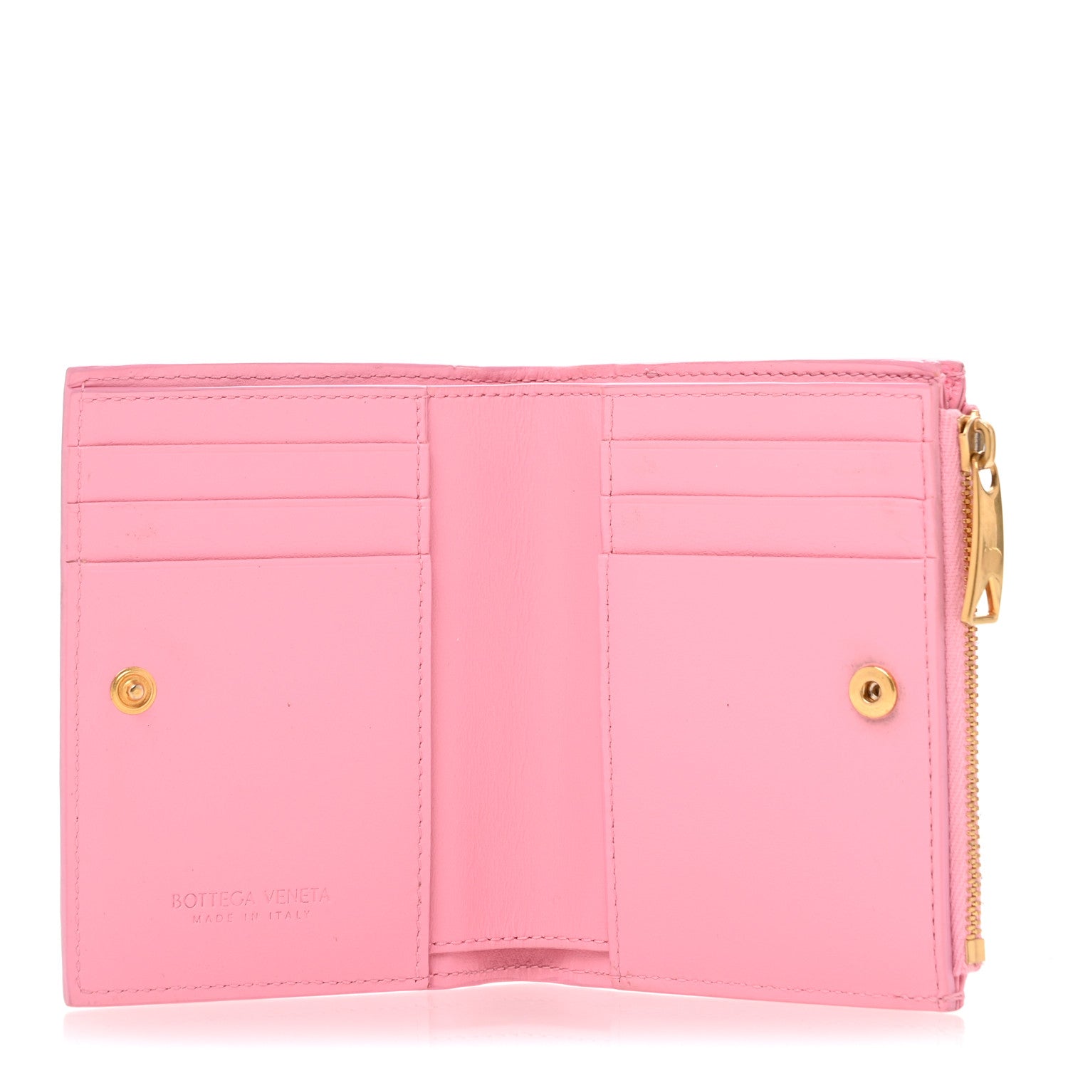 Bottega Veneta Nappa Intrecciato Bifold Zip Wallet Ribbon 5 of 10