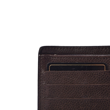 Chanel Caviar Timeless CC Yen Wallet Dark Brown 20 of 22