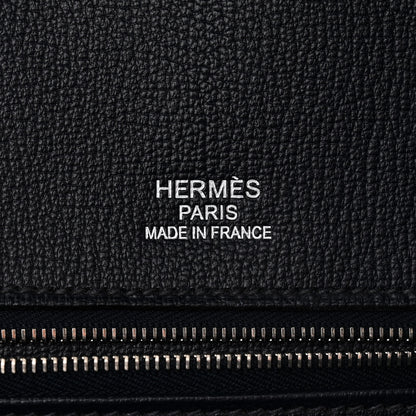 Hermes Fjord Barenia Crinoline Club Birkin 35 Bleu Indigo 6 of 13