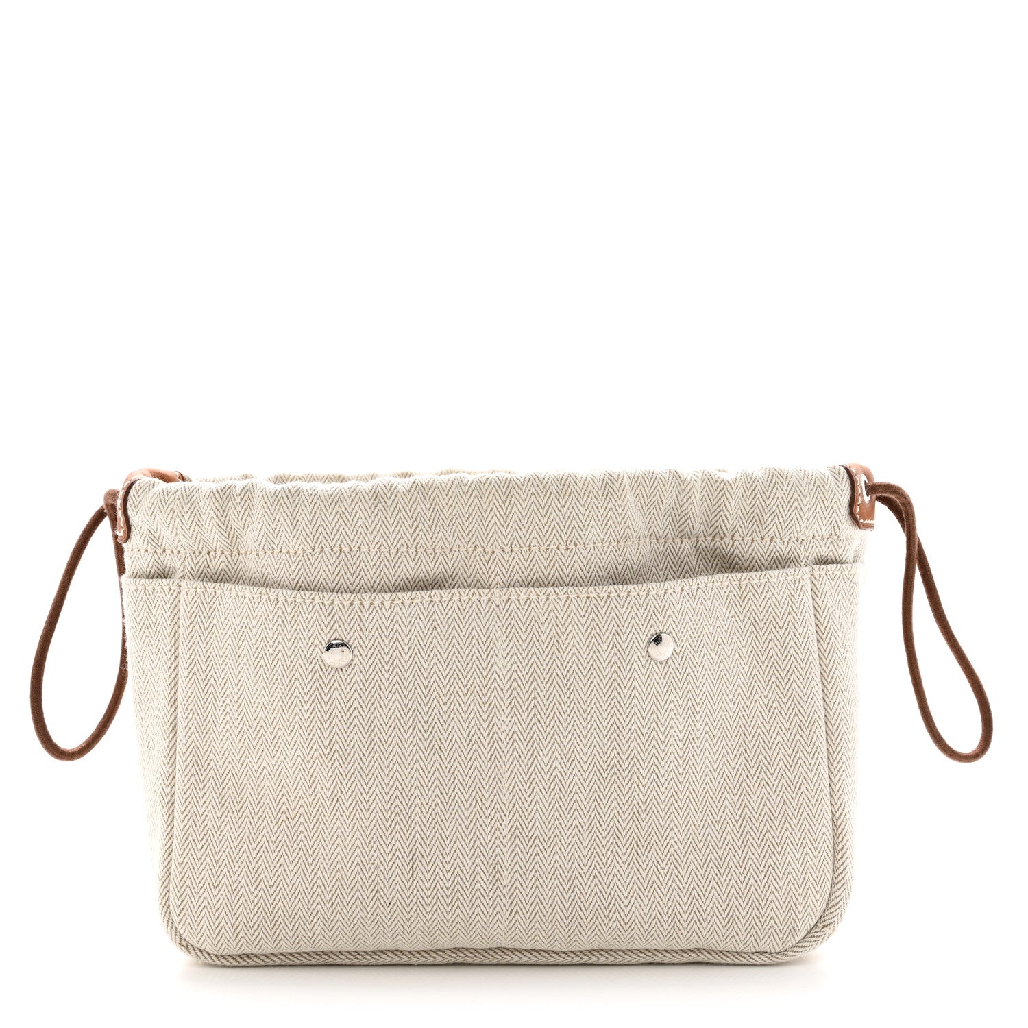 Hermes Canvas Barenia Fourbi 25 MM Pouch Naturel Fauve 1 of 15