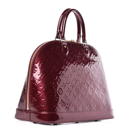 Louis Vuitton Vernis Alma GM Rouge Fauviste 3 of 12