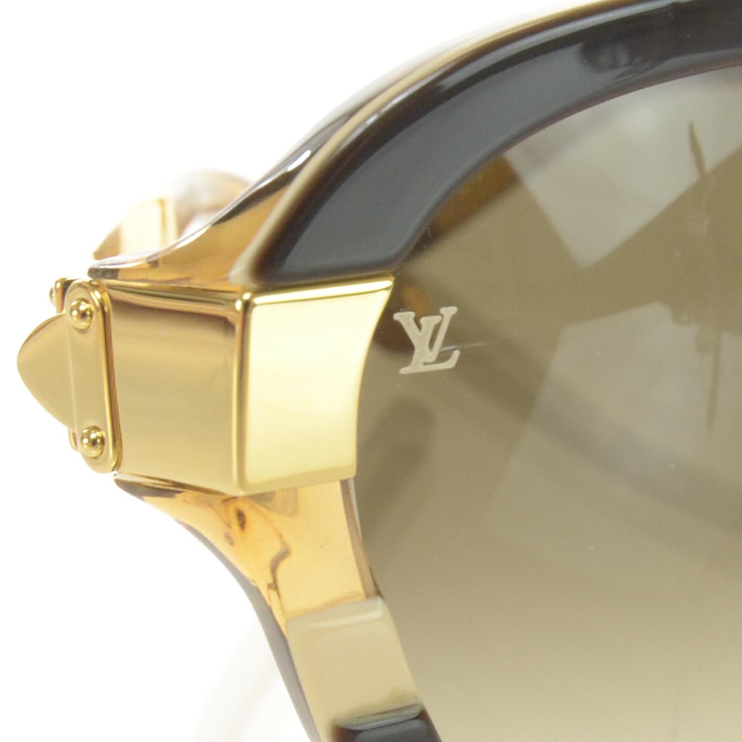 Louis Vuitton Petit Soupcon Cat Eye Sunglasses Brown 6 of 7