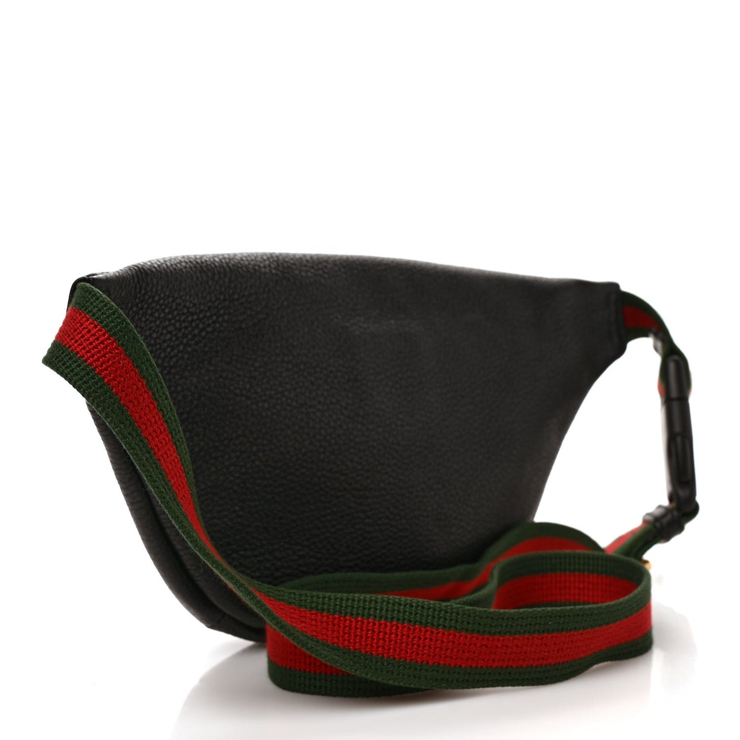Grained Calfskin Small Logo Belt Bag Black
