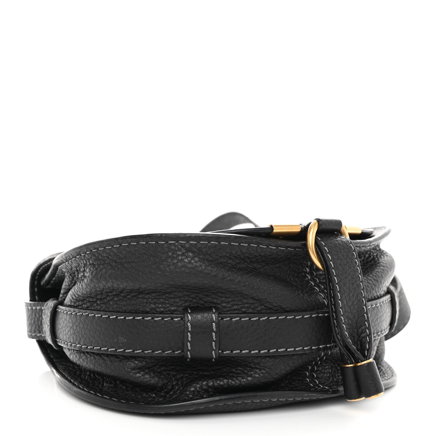 Chloe Calfskin Mini Marcie Round Crossbody Bag Black 4 of 10