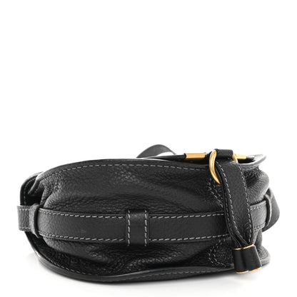 Chloe Calfskin Mini Marcie Round Crossbody Bag Black 4 of 10