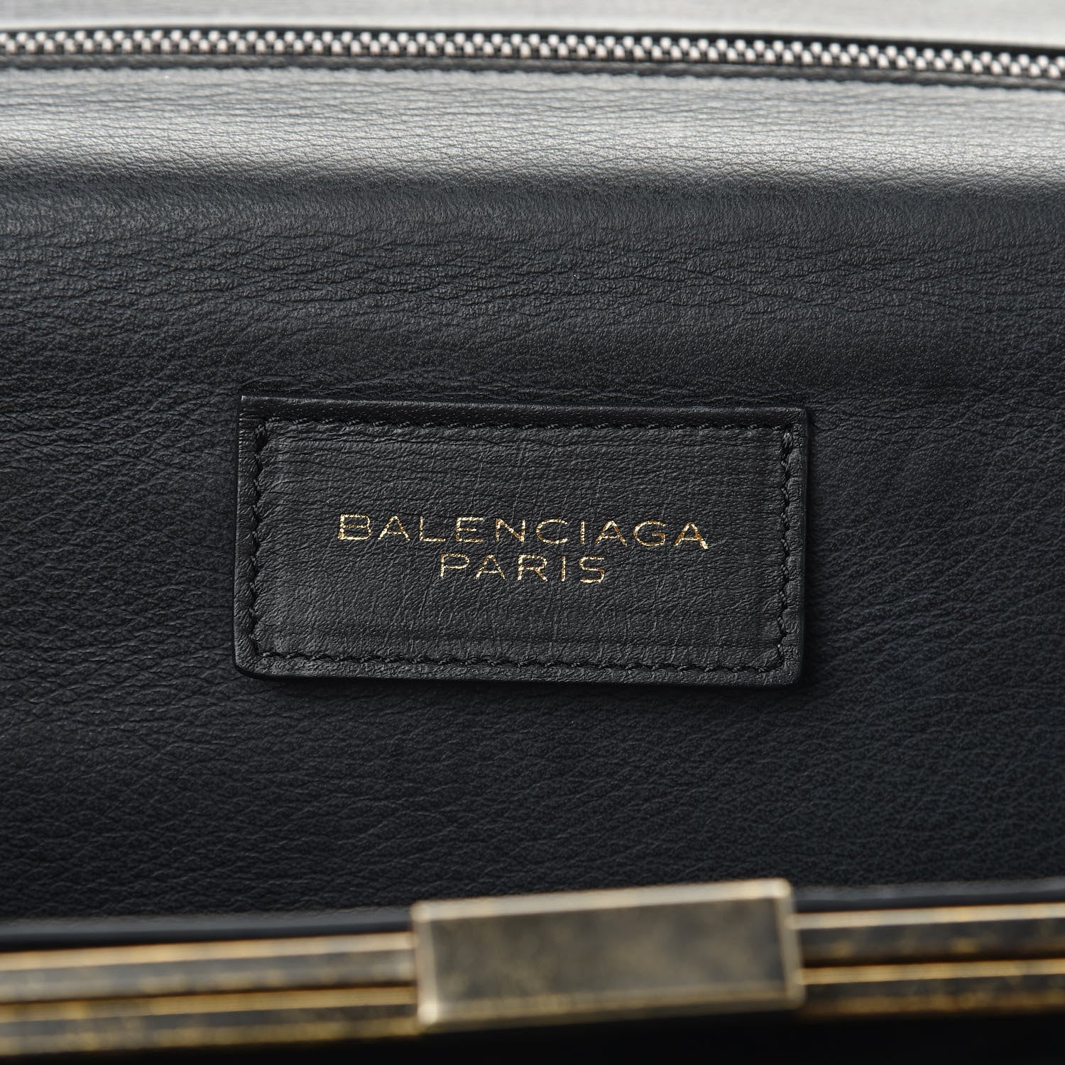 Balenciaga Calfskin Classic Hardware City Long Clutch Black 6 of 8