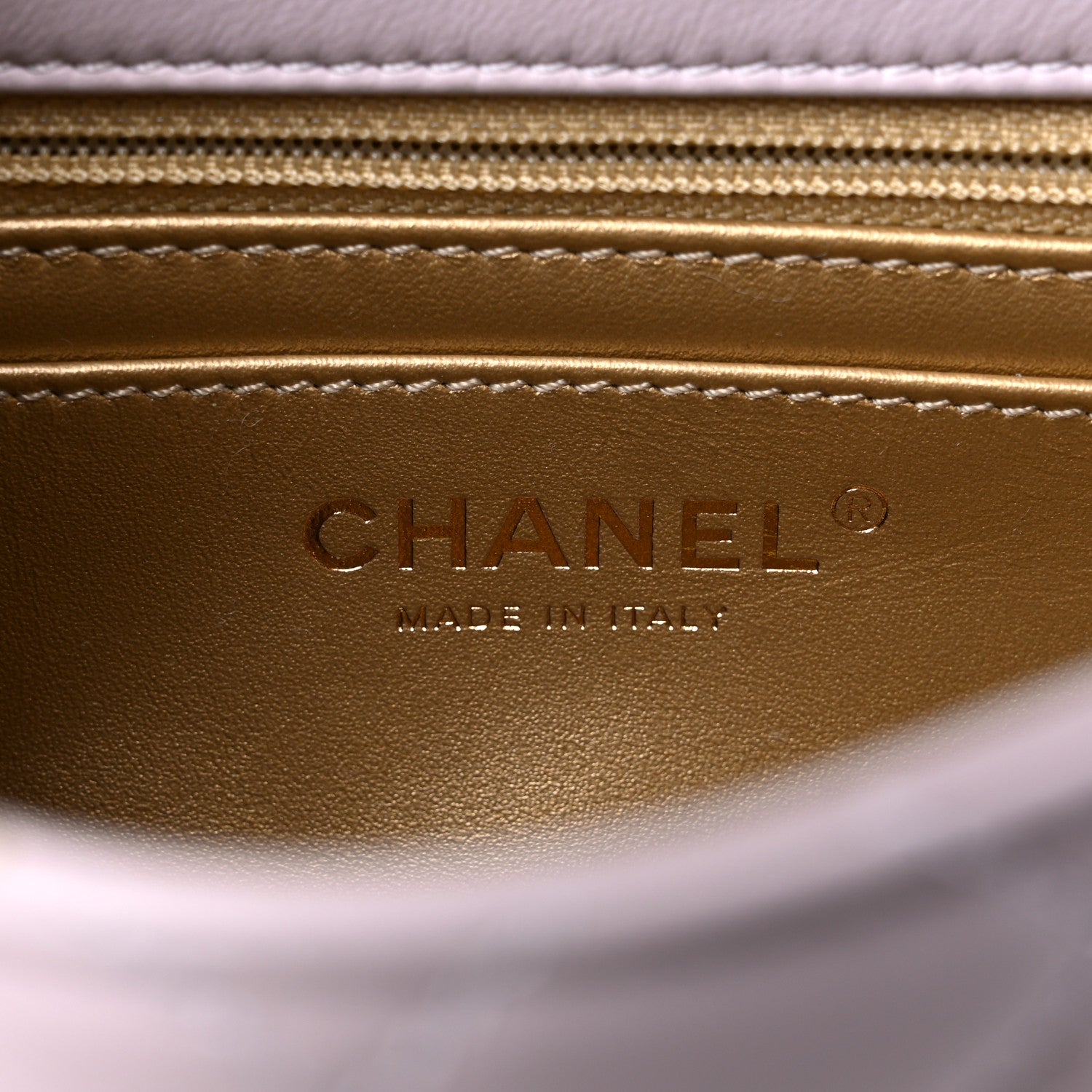 Chanel Lambskin Quilted Mini Pearl Crush Flap Light Purple 6 of 10