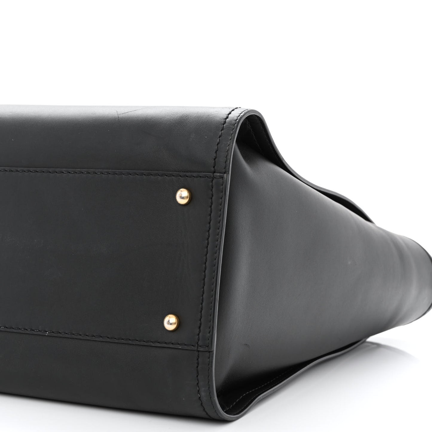 Calfskin Medium Deauville Tote Black
