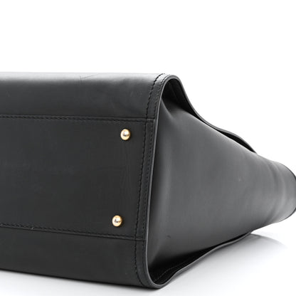 Chanel Calfskin Medium Deauville Tote Black 11 of 15