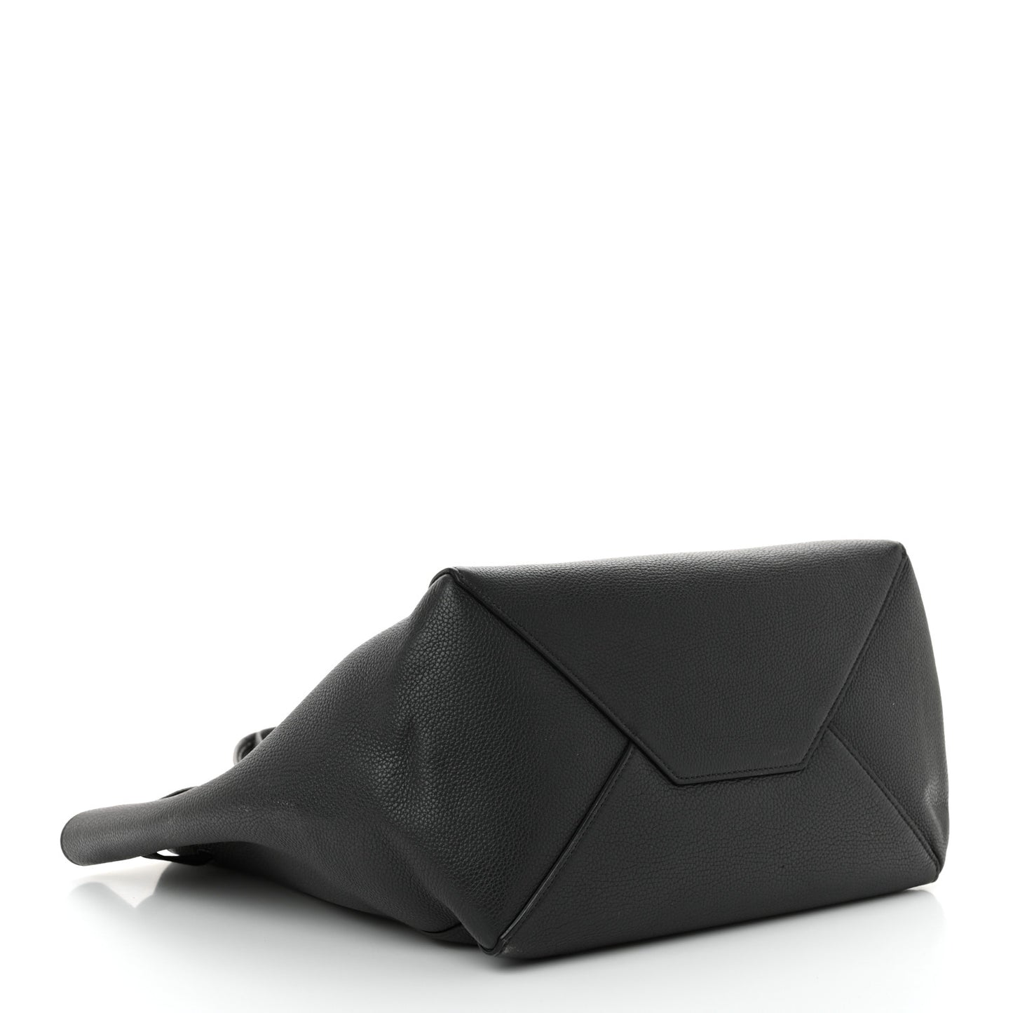 Soft Grained Calfskin Small Belt Cabas Phantom Grey
