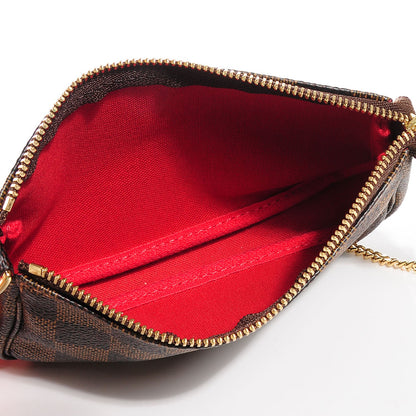 Louis Vuitton Damier Ebene Mini Pochette Accessories 5 of 7