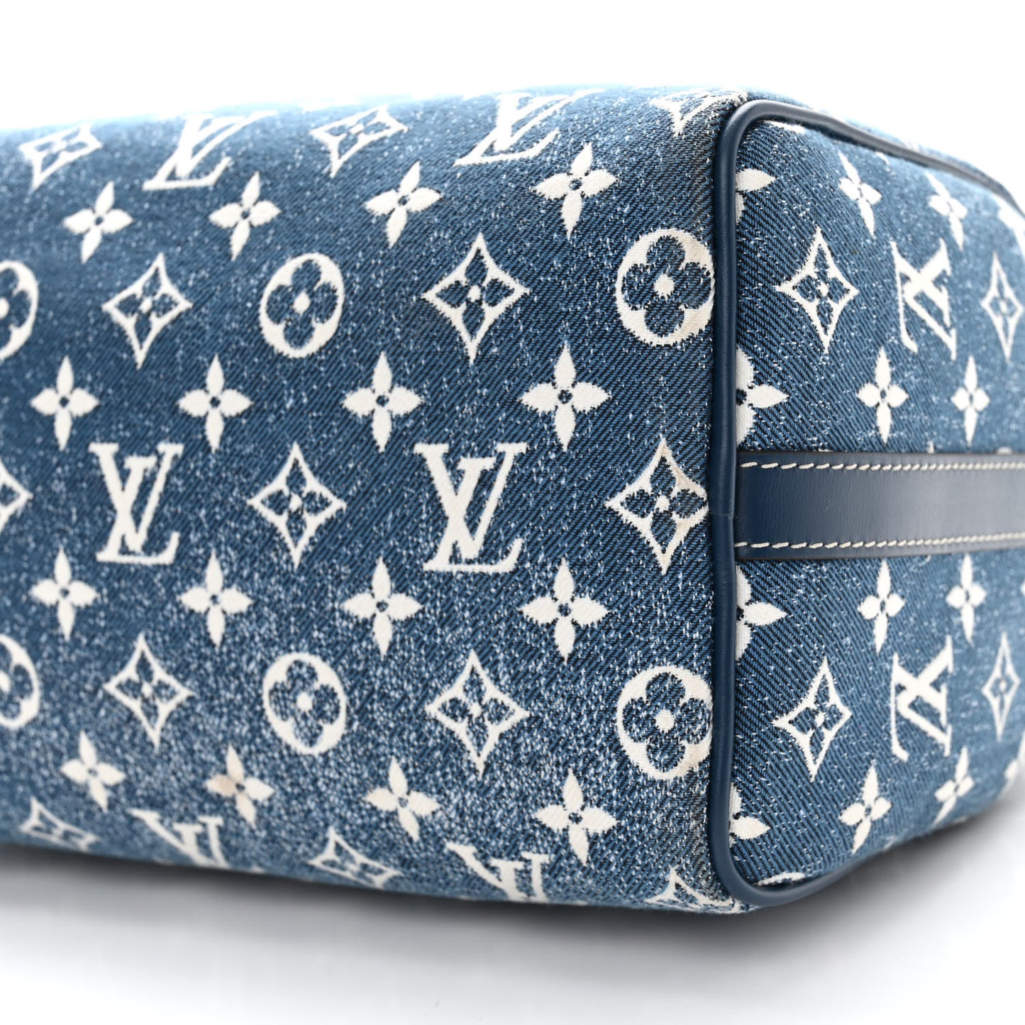 Monogram Jacquard Denim Speedy Bandouliere 25 Bleu