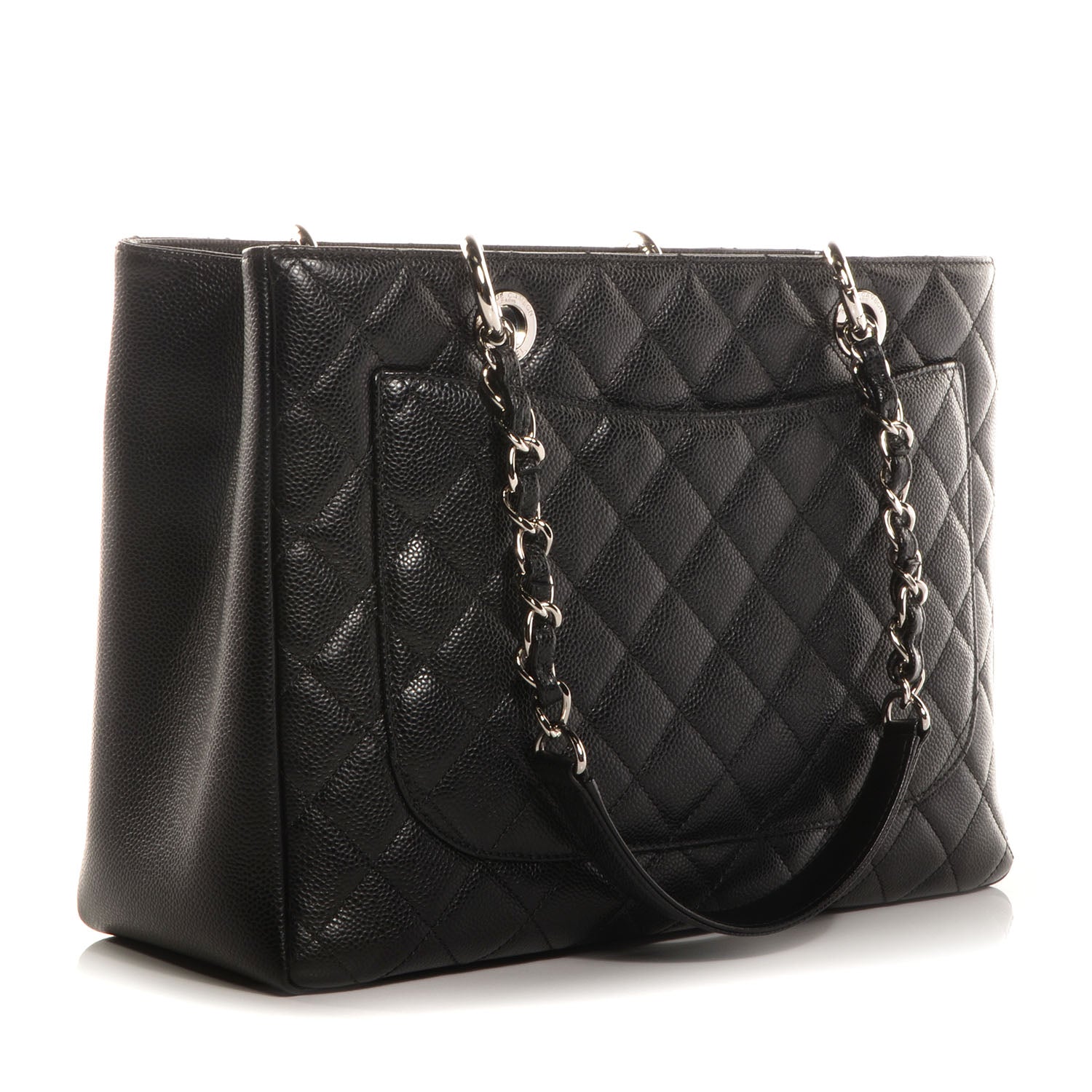 Chanel Caviar Grand Shopping Tote GST Black 4 of 9