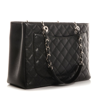 Chanel Caviar Grand Shopping Tote GST Black 4 of 9