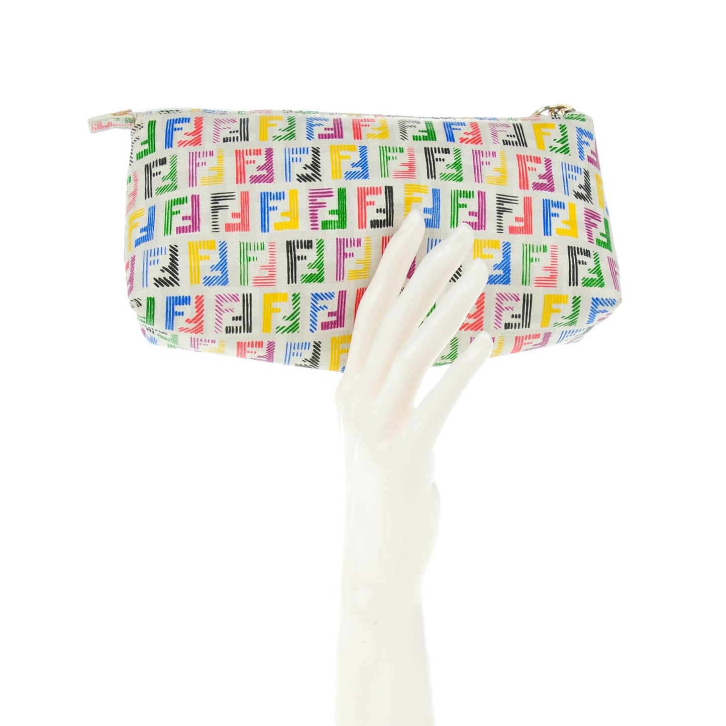 Zucchino Spalmati FF Multicolor Cosmetic Pouch White Multicolor