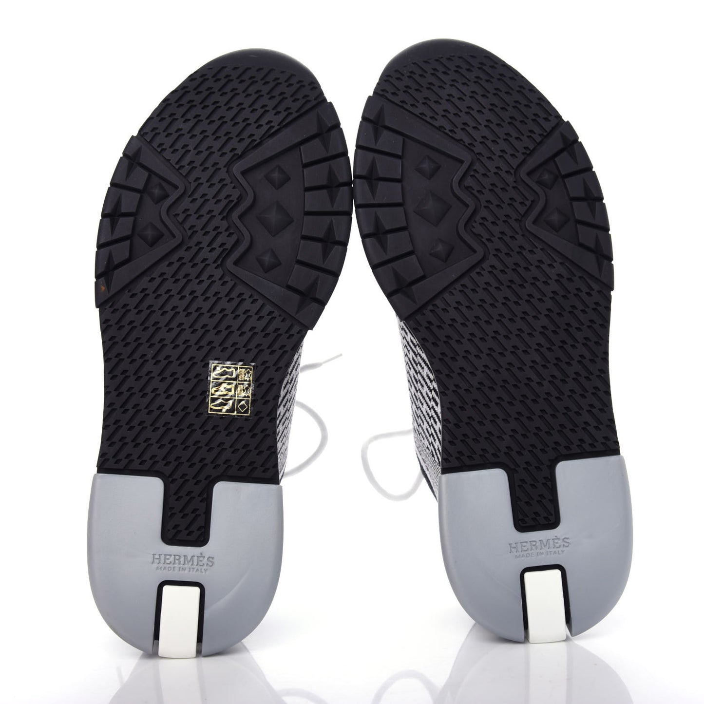 Knit Calfskin Suede Goatskin Bi-Color Womens Addict Sneakers 38 Black White