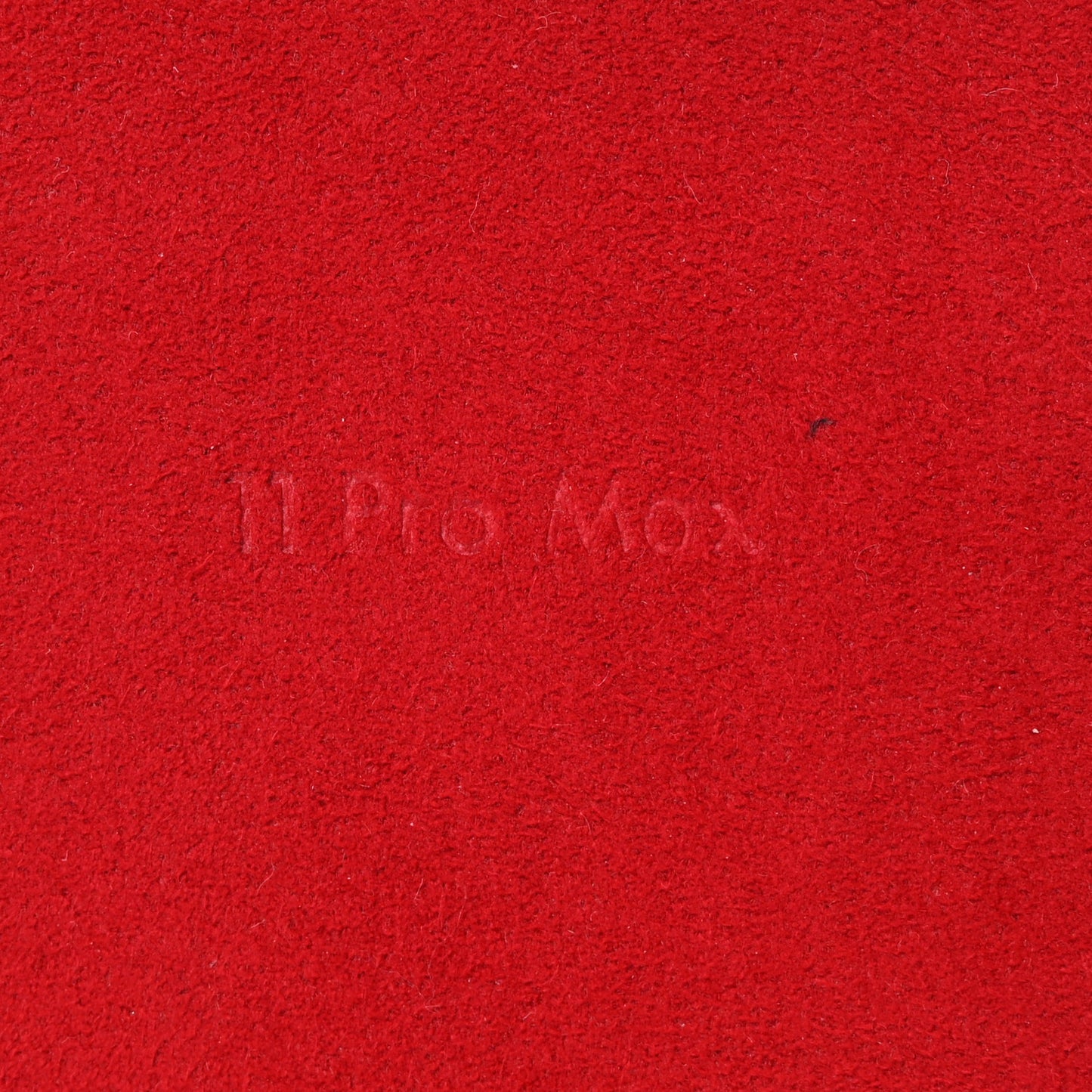 Calfskin Monogram iPhone 11 Pro Max Bumper Scarlet