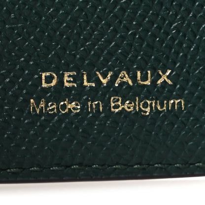 Delvaux Alpina Calfskin Vagabond Compact Wallet Forest 17 of 21