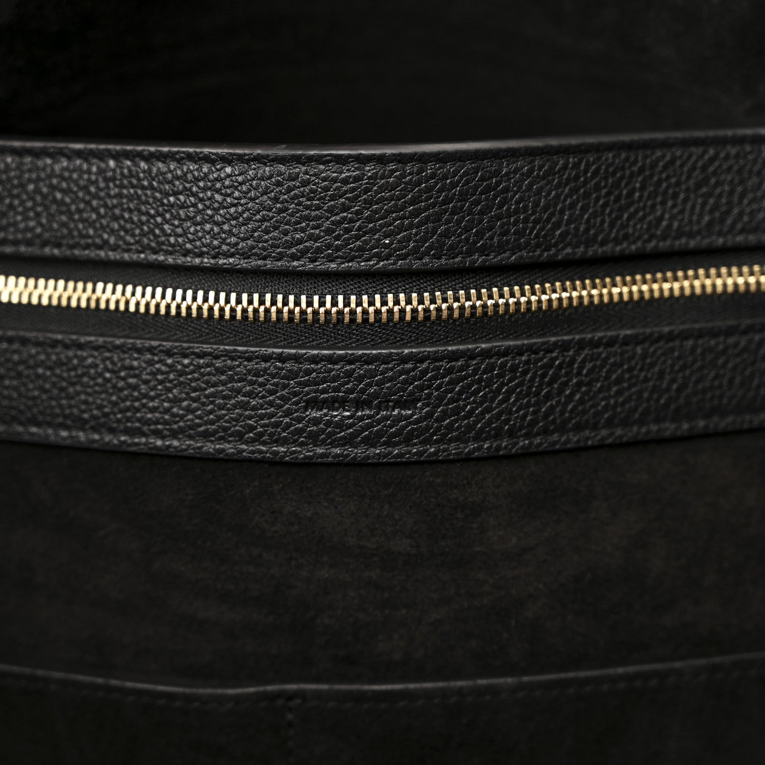 Celine Soft Grained Calfskin Medium Belt Cabas Phantom Black 7 of 10
