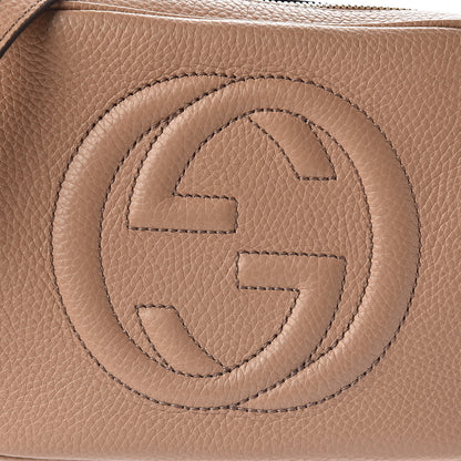 Gucci Pebbled Calfskin Small Soho Disco Bag Rose Beige 10 of 10