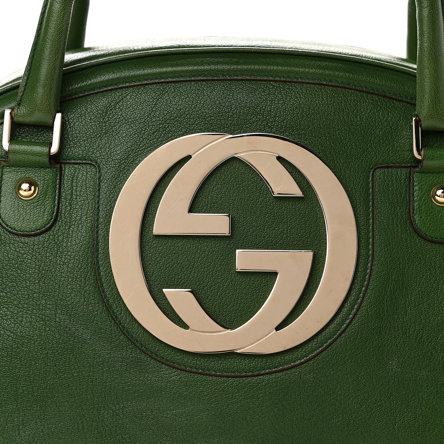 Gucci Calfskin Blondie Bowler Green 8 of 23