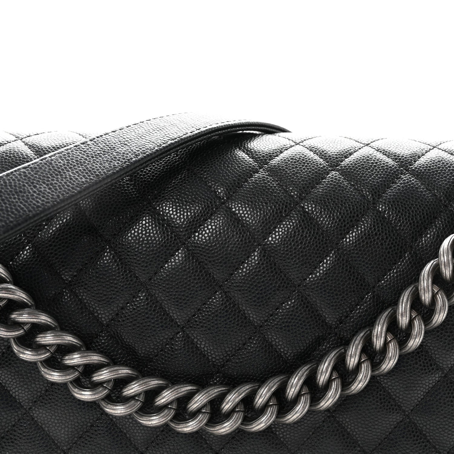 Chanel Caviar Quilted New Medium Boy Flap Black 8 of 10