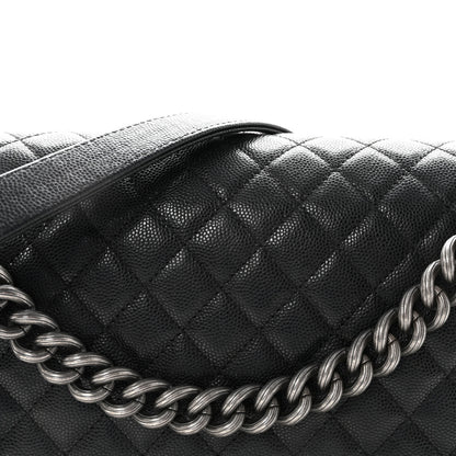 Chanel Caviar Quilted New Medium Boy Flap Black 8 of 10