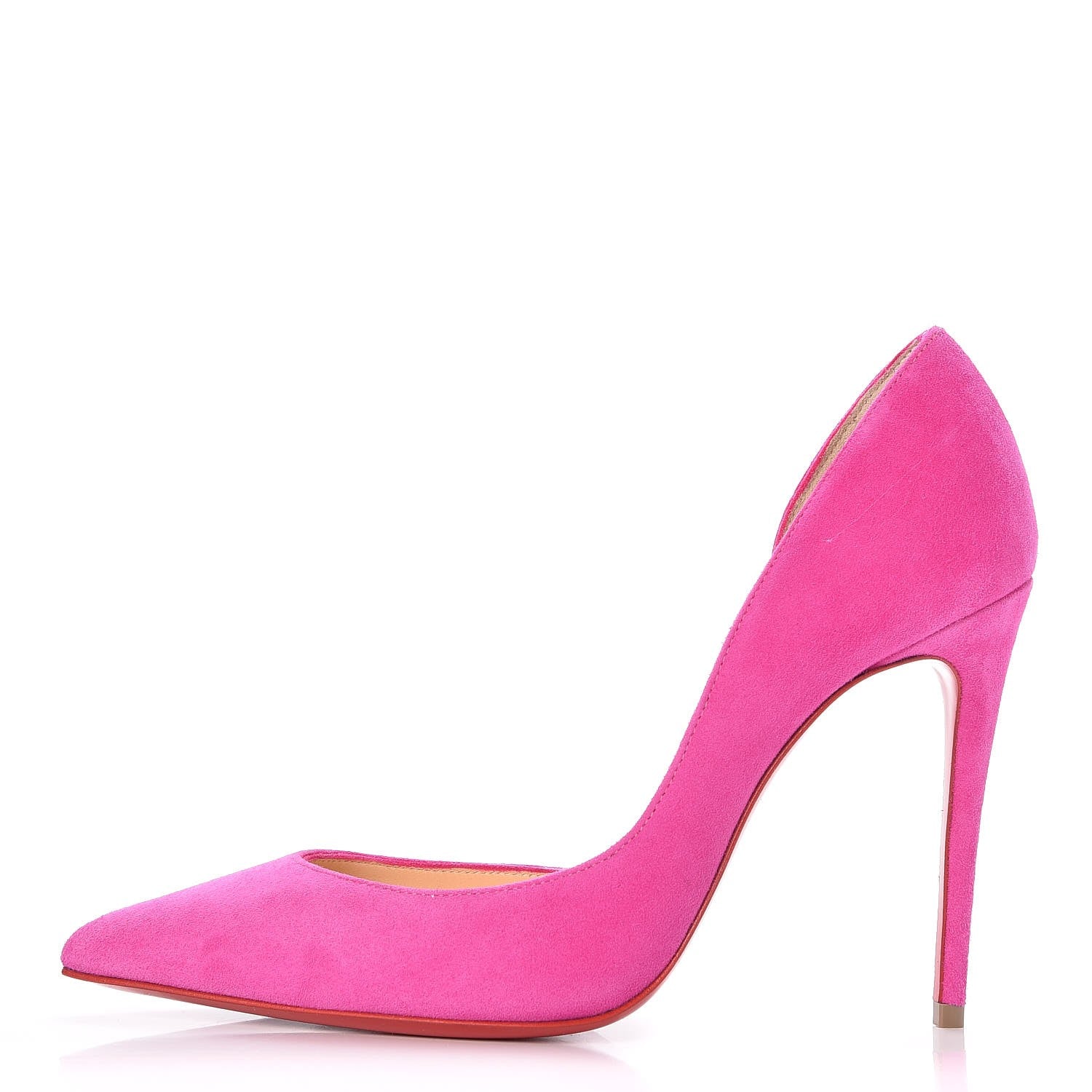 Christian Louboutin Suede Iriza 100 Pumps 35 Pink 1 of 8
