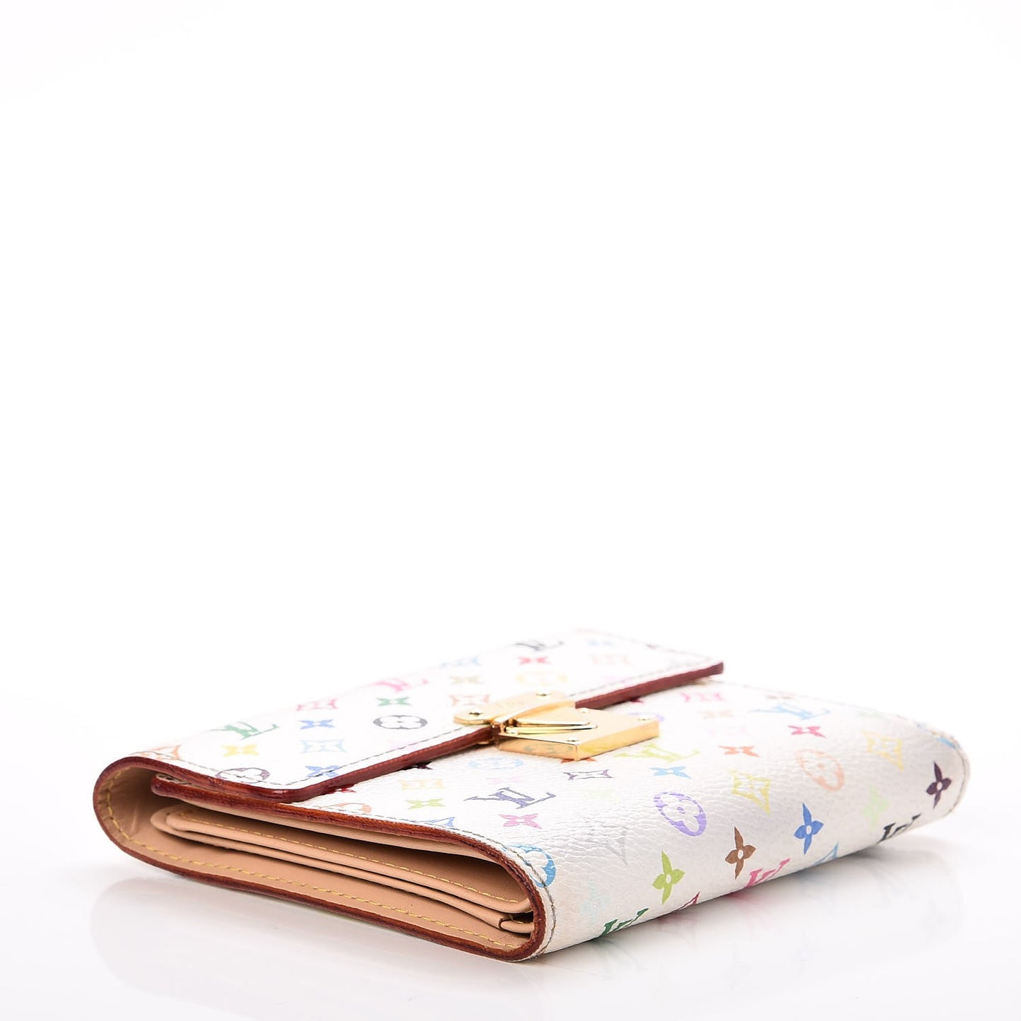 Monogram Multicolor Koala Wallet White