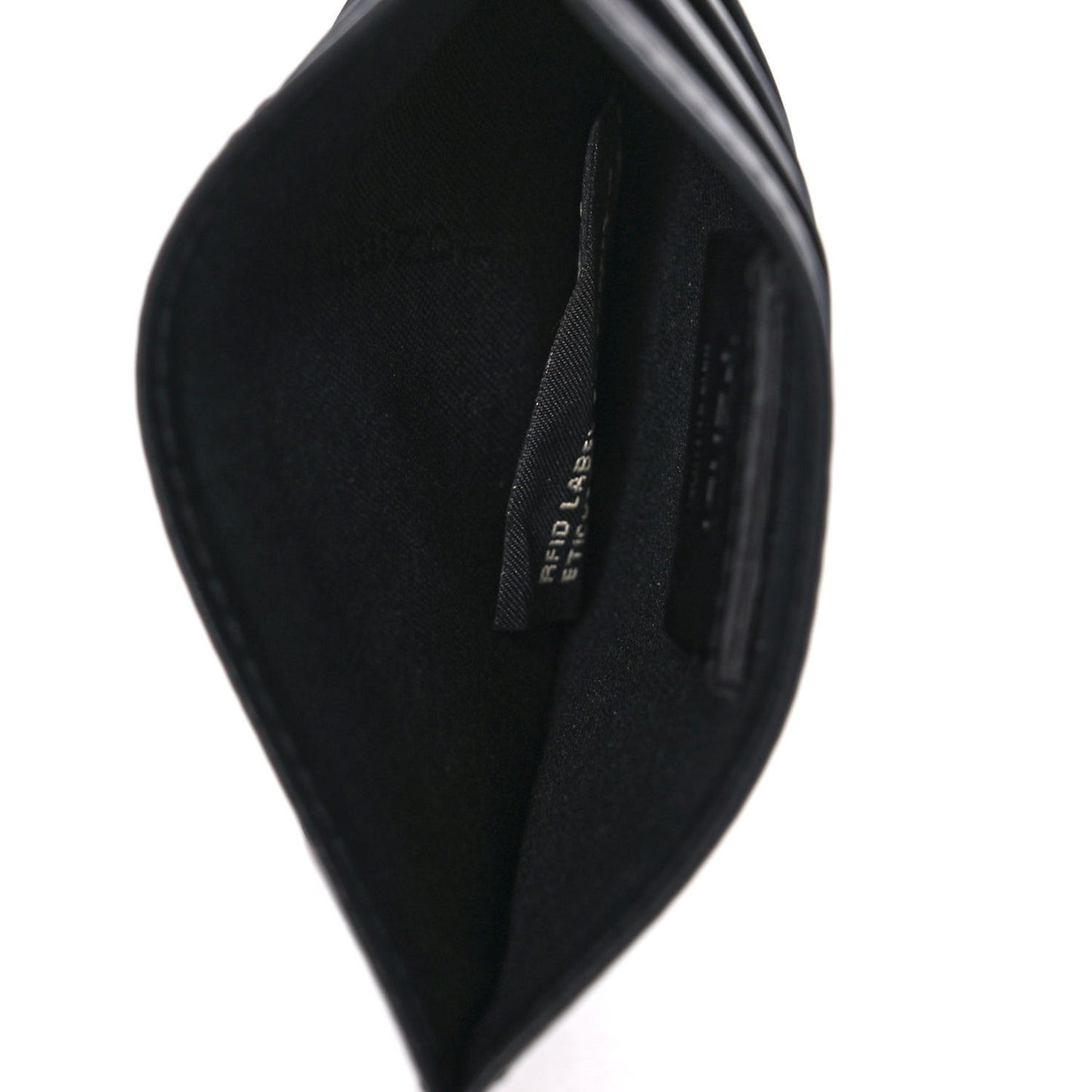 Vitello Grace FF 1974 Embossed Card Holder Black