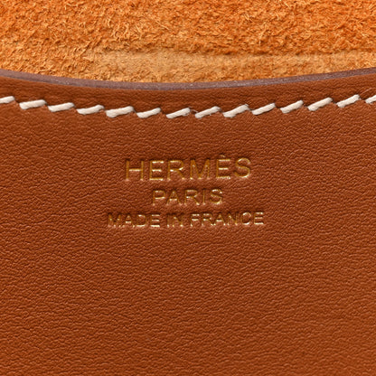 Hermes Taurillon Clemence Swift In-The-Loop 18 Bag Gold 7 of 10