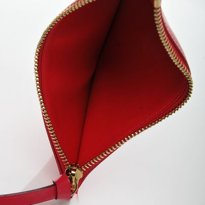 Louis Vuitton Calfskin Jeanne Wallet Zippered Insert Hot Pink 5 of 6