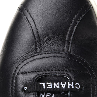 Chanel Calfskin CC Womens Sneakers 41.5 Black 11 of 12