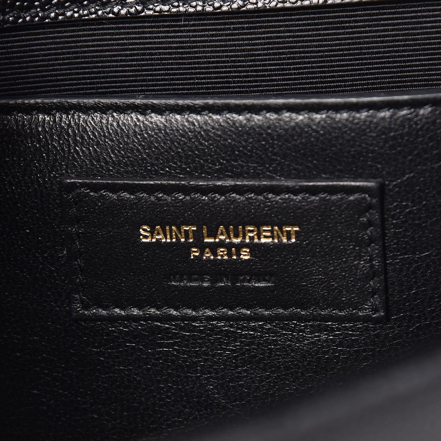 Grain De Poudre Medium Classic Monogram Kate Satchel Black