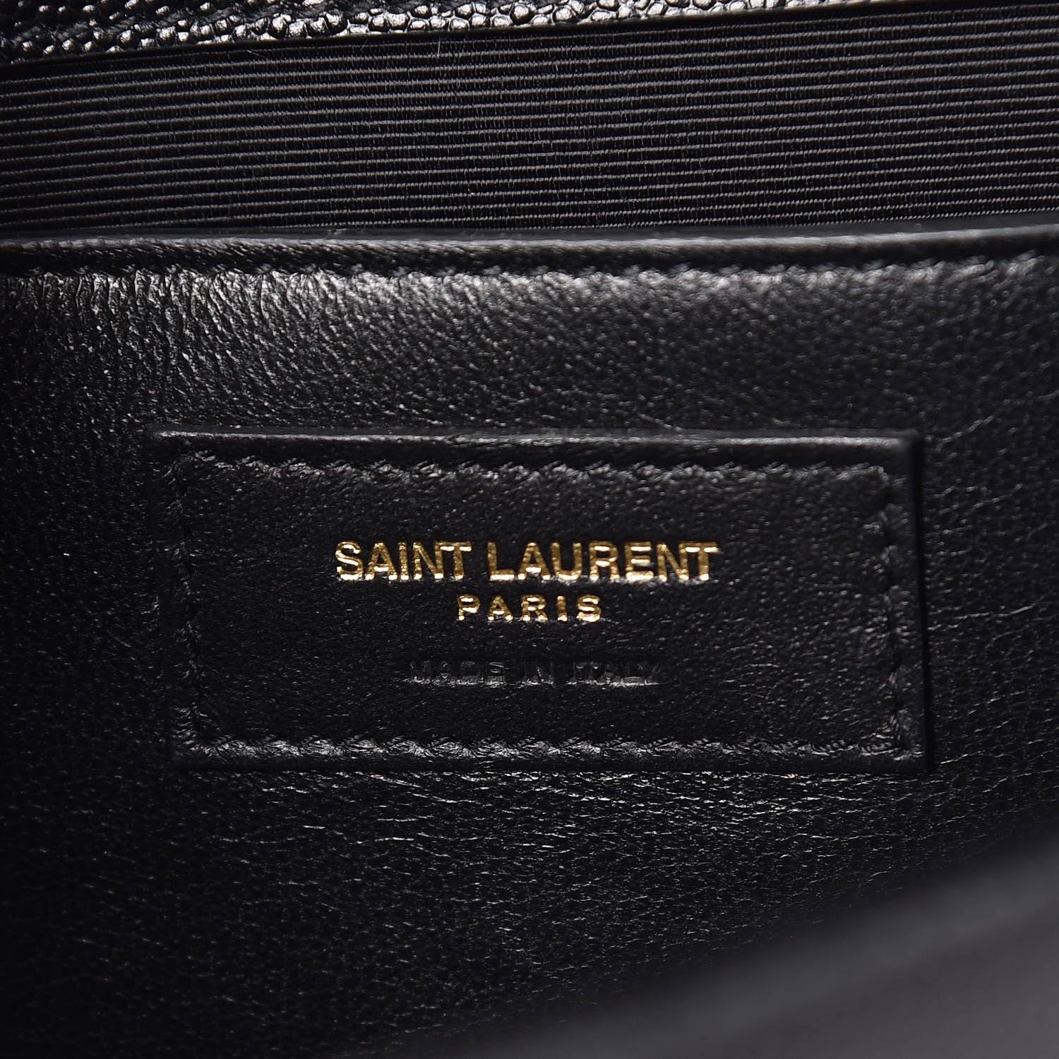 Saint Laurent Grain De Poudre Medium Classic Monogram Kate Satchel Black 7 of 10