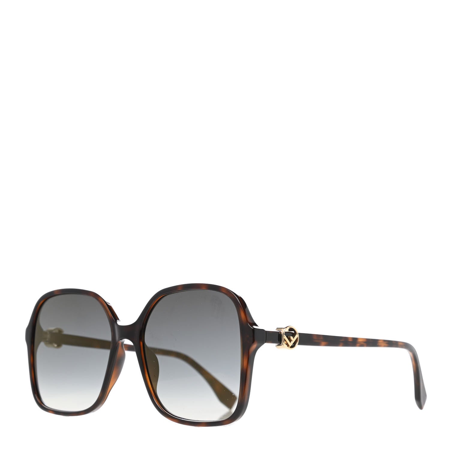 Fendi Acetate Square Sunglasses FF 0287/S Tortoise 1 of 8