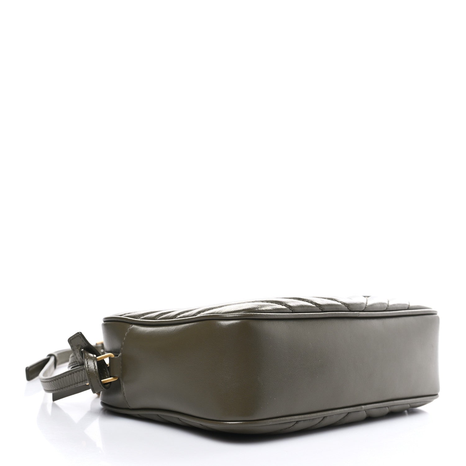 Saint Laurent Calfskin Matelasse Monogram Lou Camera Bag Military Olive 4 of 8