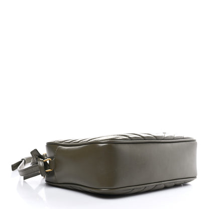 Saint Laurent Calfskin Matelasse Monogram Lou Camera Bag Military Olive 4 of 8
