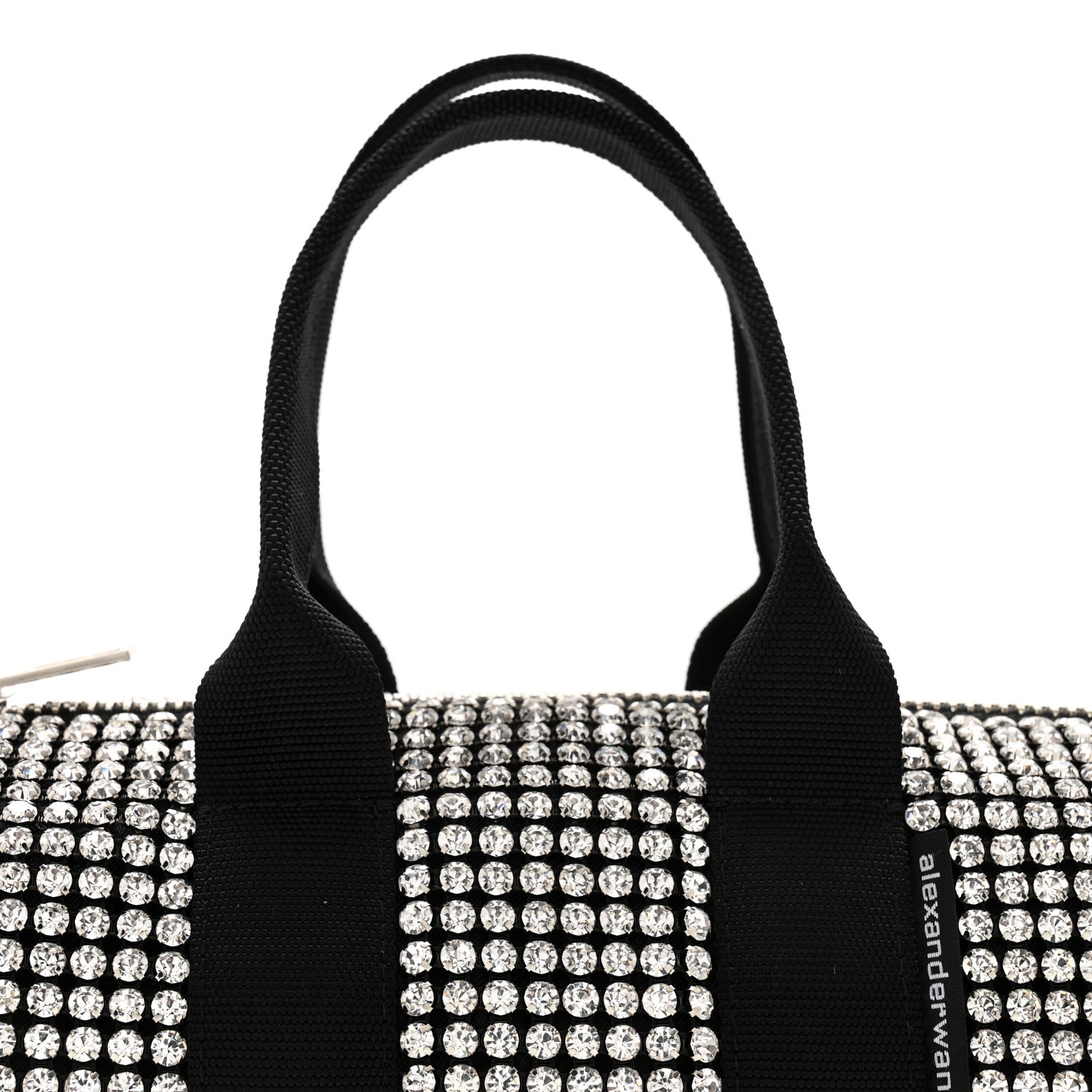 Alexander Wang Mesh Crystal Cruiser Mini Duffle White 7 of 9