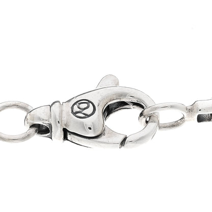 David Yurman Sterling Silver Black Diamond Maritime Anchor Amulet Pendant Necklace 4 of 5