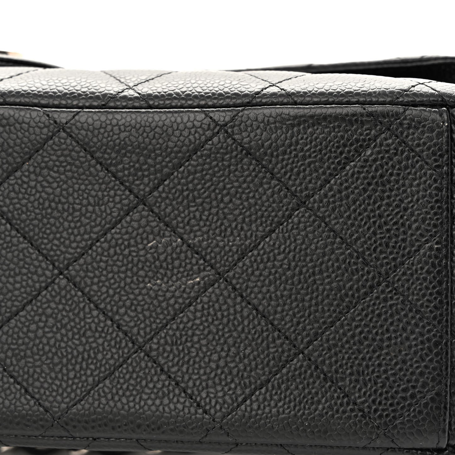 Caviar Quilted Maxi Double Flap Black