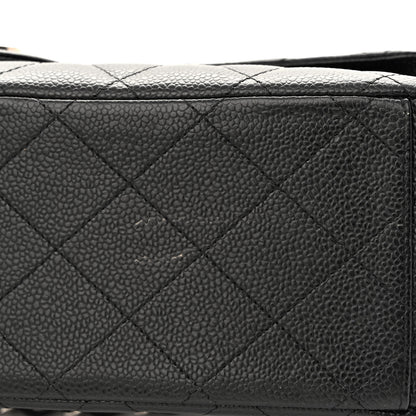 Chanel Caviar Quilted Maxi Double Flap Black 15 of 17